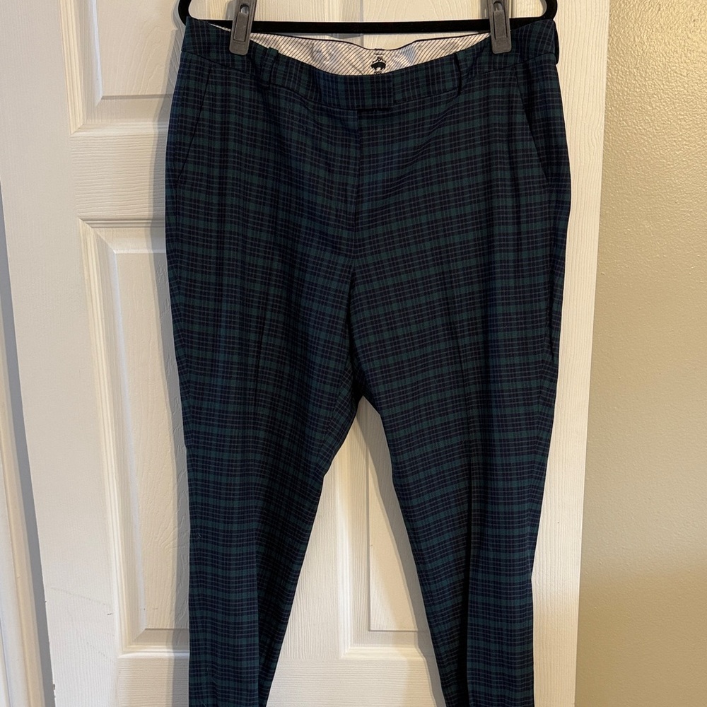 Brooks Brothers red fleece Plaid wool Dress Pants - Blue & Green